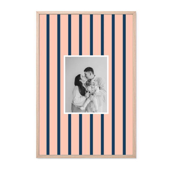 Vertical Stripes Photo Frame Vertical Stripes Photo Frame