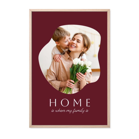 Foto-Collage mit Rahmen 40 x 60 cm Naturel Foto-Collage mit Rahmen 40 x 60 cm Naturel
