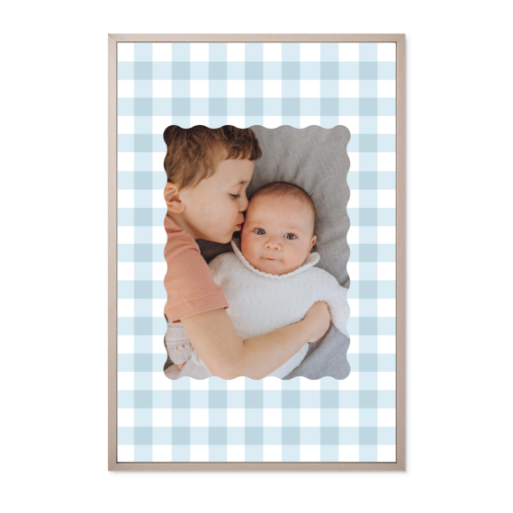 Scalloped Gingham Frame Scalloped Gingham Frame