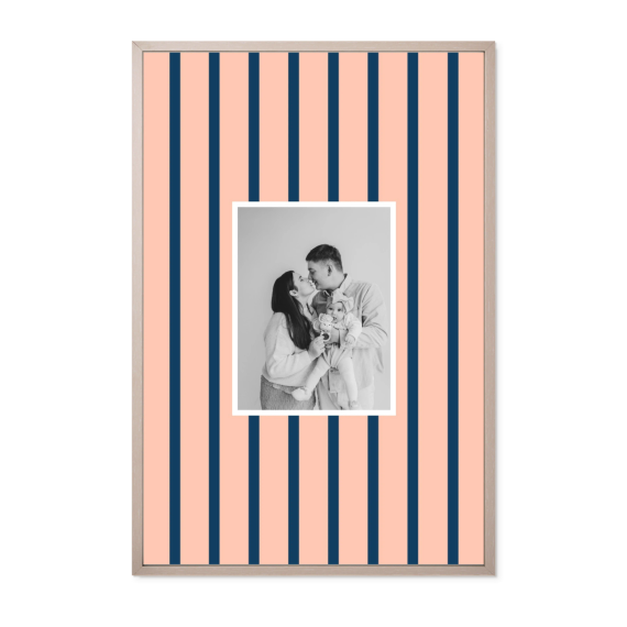 Vertical Stripes Photo Frame Vertical Stripes Photo Frame
