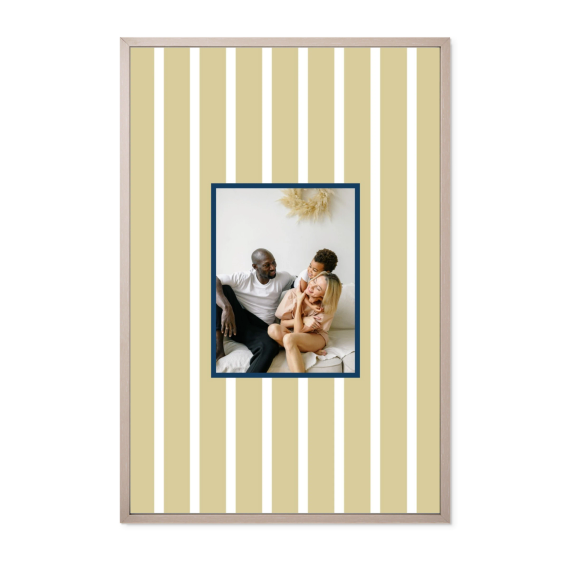 Vertical Stripes Photo Frame Vertical Stripes Photo Frame