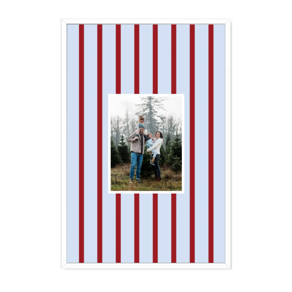 Vertical Stripes Photo Frame Vertical Stripes Photo Frame