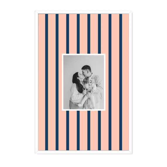 Vertical Stripes Photo Frame Vertical Stripes Photo Frame