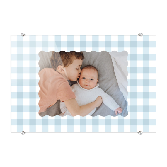 Scalloped Gingham Frame Scalloped Gingham Frame