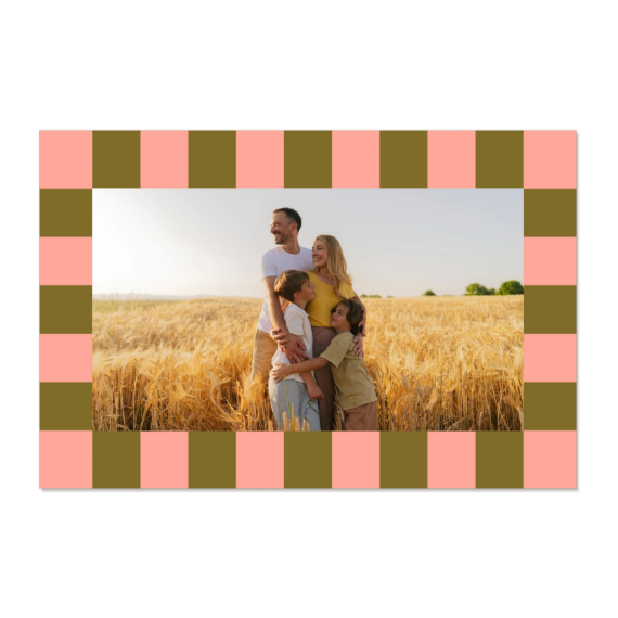 Checkered Picture Frame Checkered Picture Frame