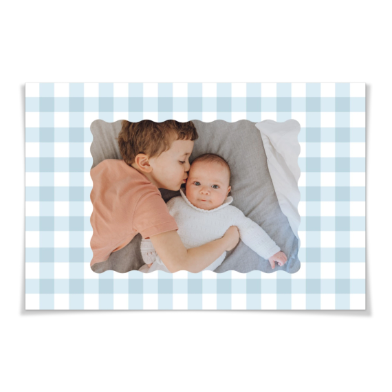 Scalloped Gingham Frame Scalloped Gingham Frame
