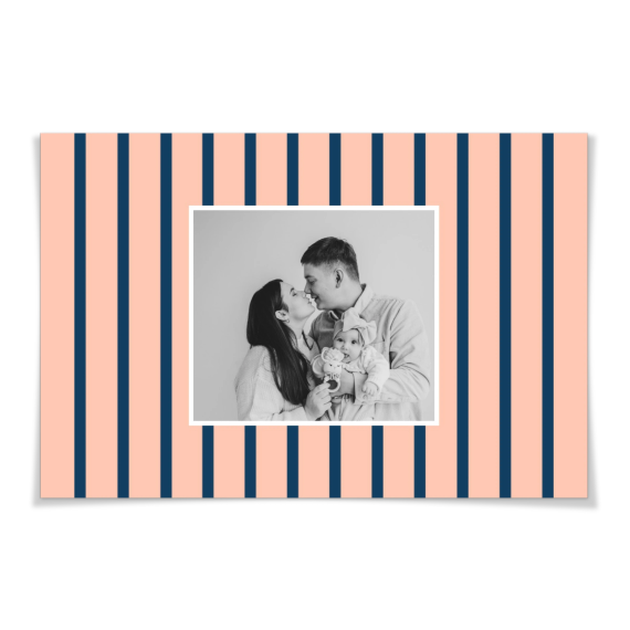 Vertical Stripes Photo Frame Vertical Stripes Photo Frame