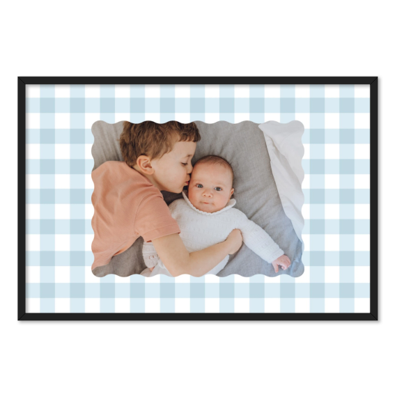 Scalloped Gingham Frame Scalloped Gingham Frame