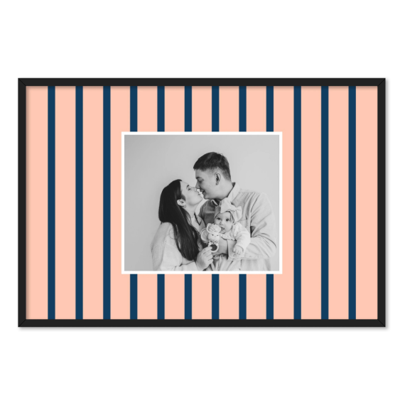 Vertical Stripes Photo Frame Vertical Stripes Photo Frame