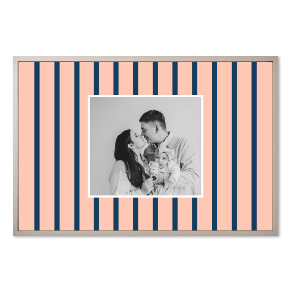 Vertical Stripes Photo Frame