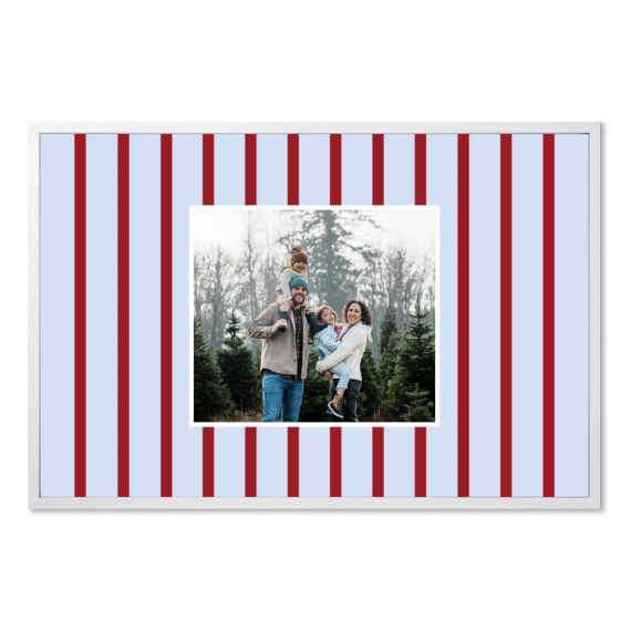 Vertical Stripes Photo Frame