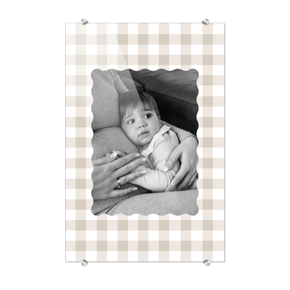 Scalloped Gingham Frame Scalloped Gingham Frame