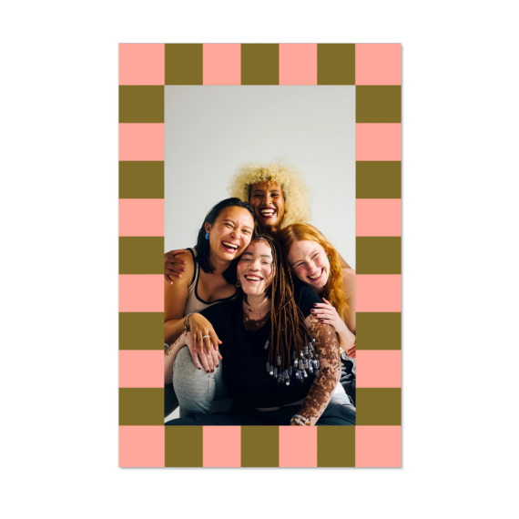 Checkered Picture Frame