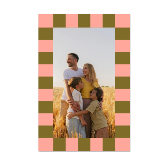 Checkered Picture Frame