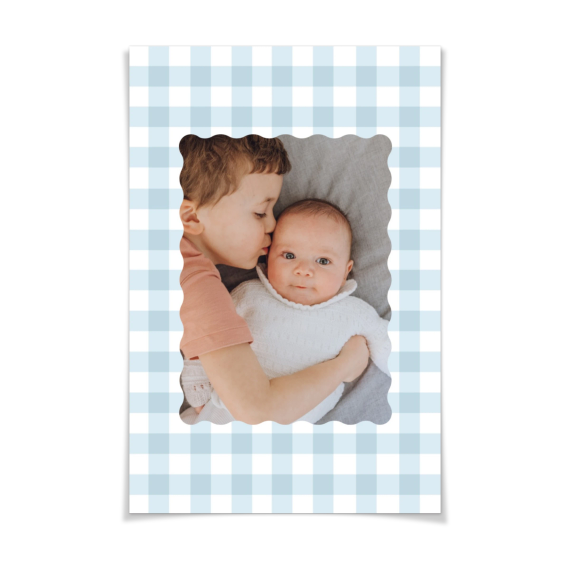Scalloped Gingham Frame Scalloped Gingham Frame