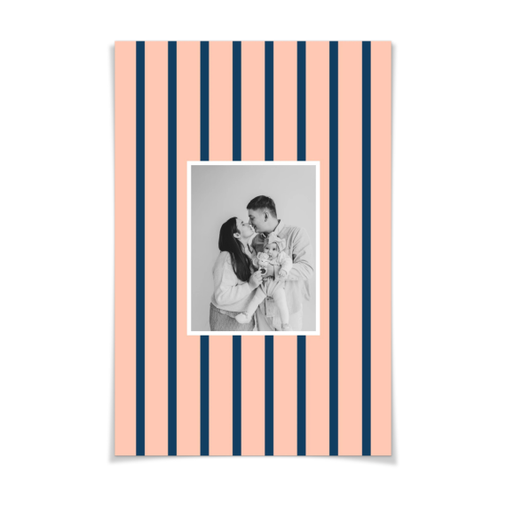 Vertical Stripes Photo Frame Vertical Stripes Photo Frame