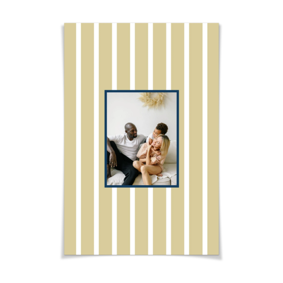 Vertical Stripes Photo Frame Vertical Stripes Photo Frame