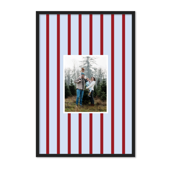 Vertical Stripes Photo Frame
