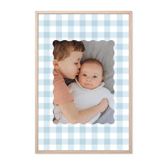 Scalloped Gingham Frame Scalloped Gingham Frame
