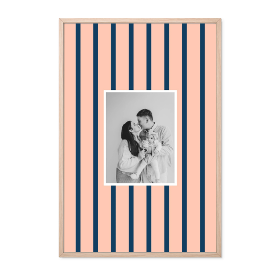 Vertical Stripes Photo Frame Vertical Stripes Photo Frame