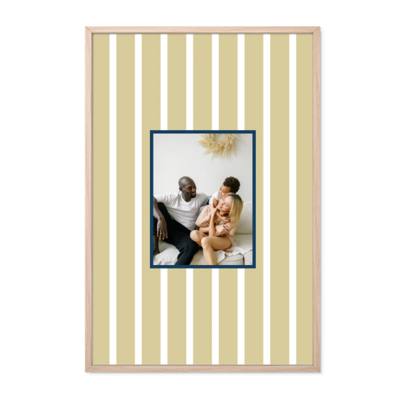 Vertical Stripes Photo Frame Vertical Stripes Photo Frame