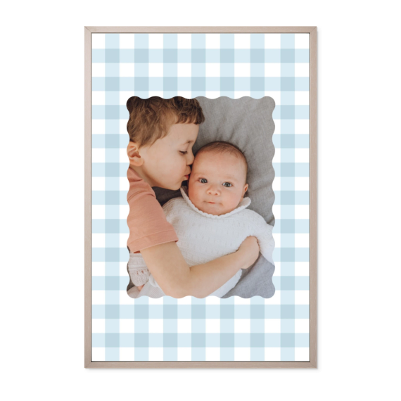 Scalloped Gingham Frame Scalloped Gingham Frame