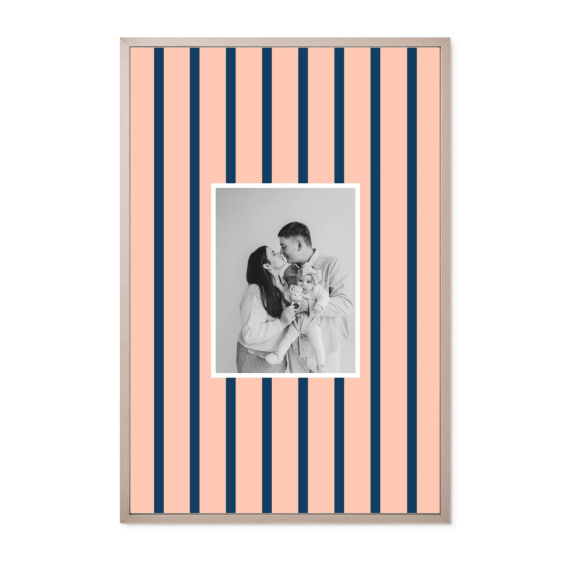 Vertical Stripes Photo Frame Vertical Stripes Photo Frame