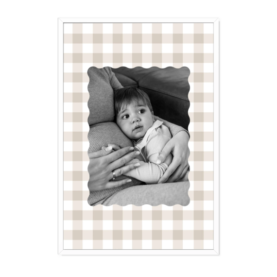 Inramad poster 50 x 75 cm Vit Inramad poster 50 x 75 cm Vit
