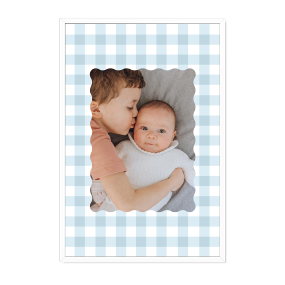 Scalloped Gingham Frame Scalloped Gingham Frame