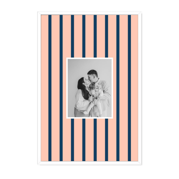 Vertical Stripes Photo Frame Vertical Stripes Photo Frame
