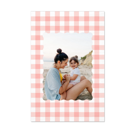 Scalloped Gingham Frame Scalloped Gingham Frame