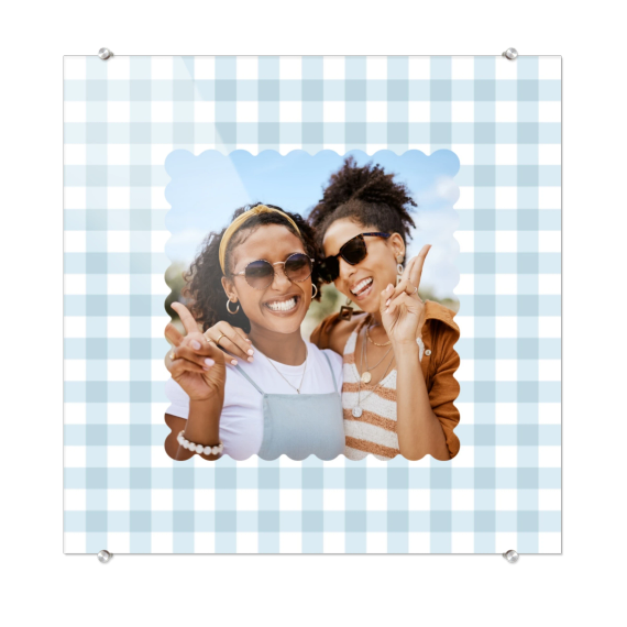 Scalloped Gingham Frame Scalloped Gingham Frame