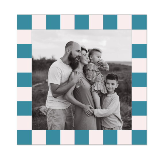 Checkered Picture Frame