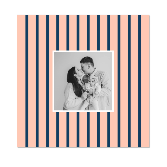 Vertical Stripes Photo Frame