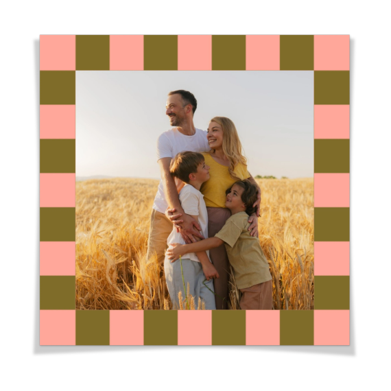 Checkered Picture Frame Checkered Picture Frame