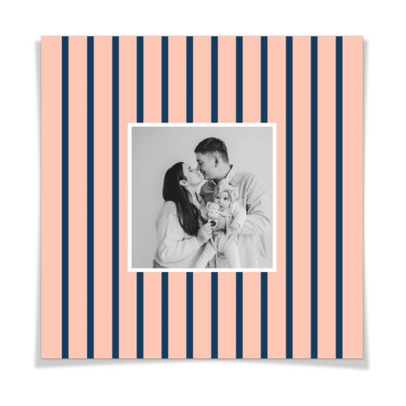 Vertical Stripes Photo Frame Vertical Stripes Photo Frame