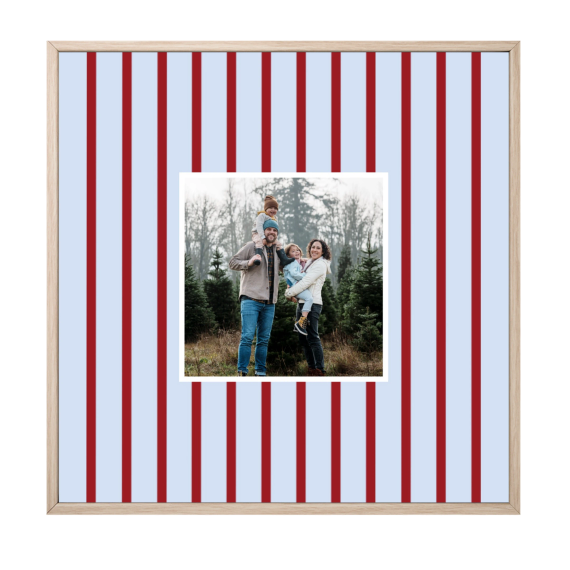 Vertical Stripes Photo Frame