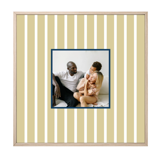 Vertical Stripes Photo Frame