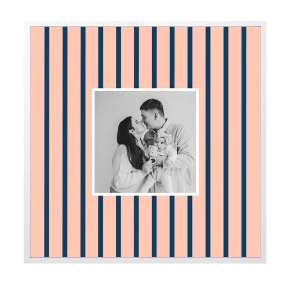Vertical Stripes Photo Frame Vertical Stripes Photo Frame