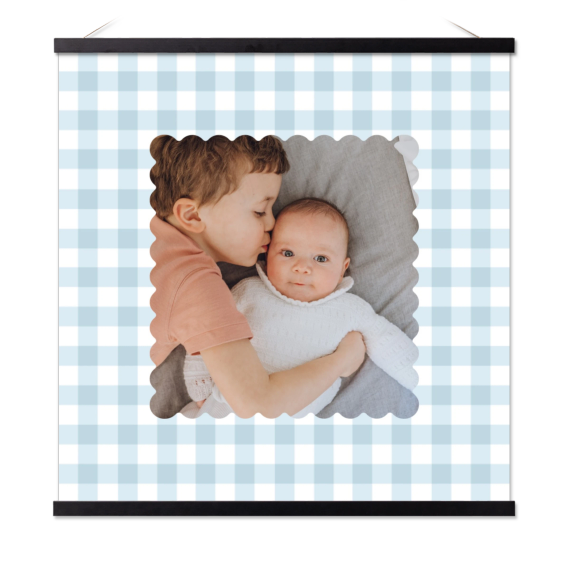 Scalloped Gingham Frame Scalloped Gingham Frame