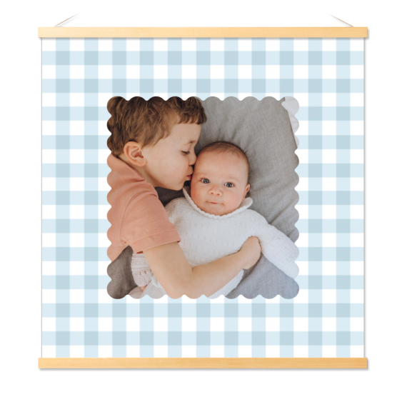 Scalloped Gingham Frame Scalloped Gingham Frame