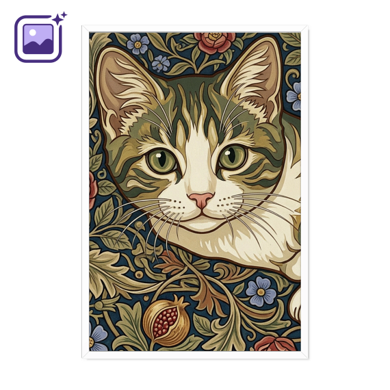 AI Poster 30x20 with white frame AI Poster 30x20 with white frame