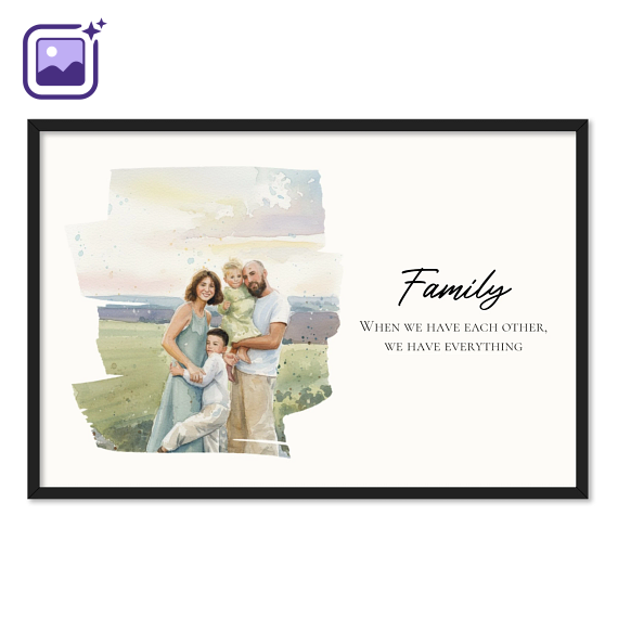 AI plakat 40 x 60 med sort ramme AI plakat 40 x 60 med sort ramme