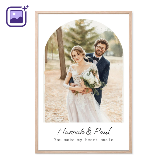 AI poster 40 x 60 met witte lijst AI poster 40 x 60 met witte lijst