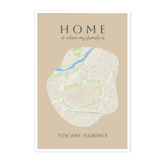 Organic Silhouette Map Organic Silhouette Map