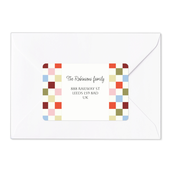 Retro Checkers Frame Retro Checkers Frame