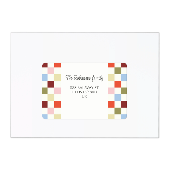 Retro Checkers Frame Retro Checkers Frame