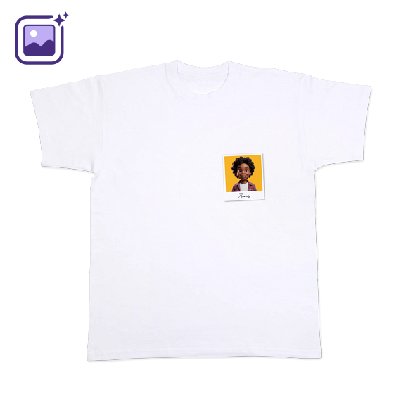 T-shirt avec IA blanc
