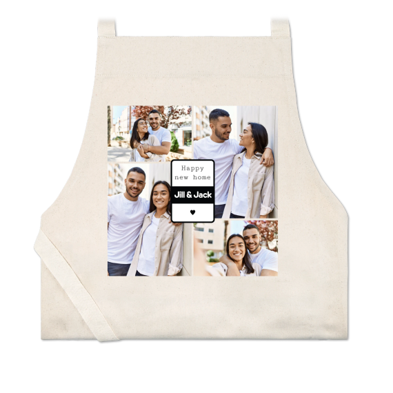 Tablier photo beige naturel Tablier photo beige naturel