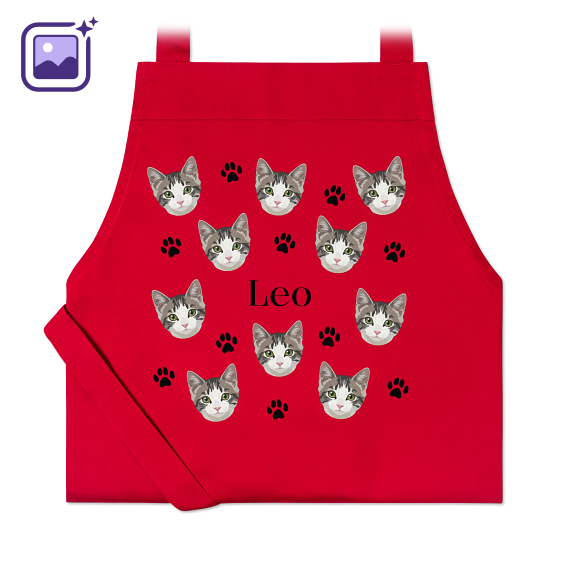 Motif visages d'animaux